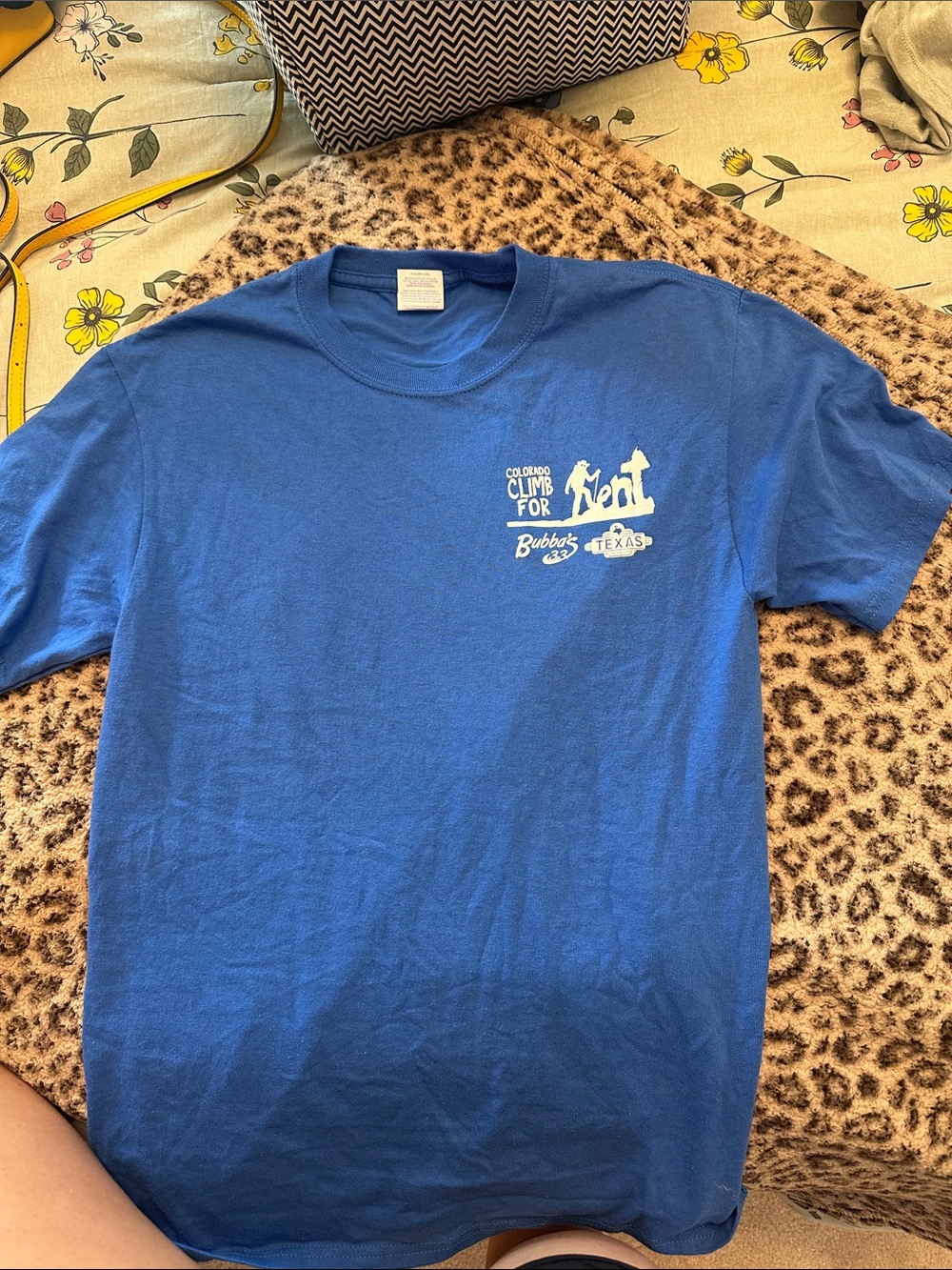 Texas Roadhouse Blue Graphic Tee - Short Sleeve Shirt